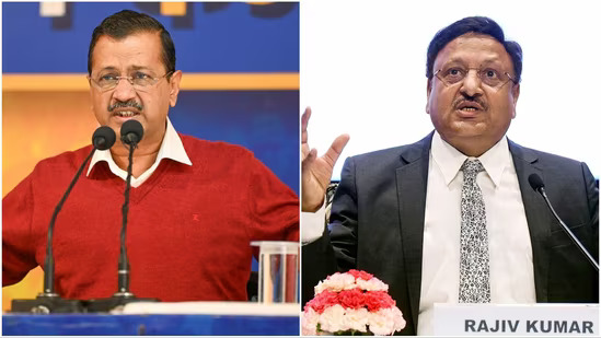 Arvind Kejriwal Accuses CEC Rajiv Kumar of Politics Amid Yamuna Poisoning Controversy