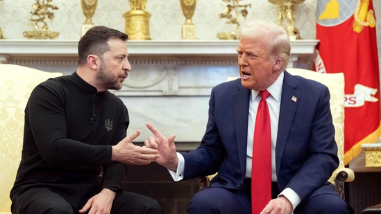 Donald Trump and Volodymyr Zelensky Clash at White House: Ukraine-US Tensions Escalate Over War Talks