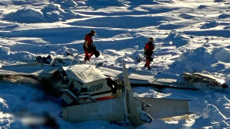Alaska Plane Crash: Pilot & Two Children Survive 12 Hours on Frozen Lake Wing Before Dramatic Rescue