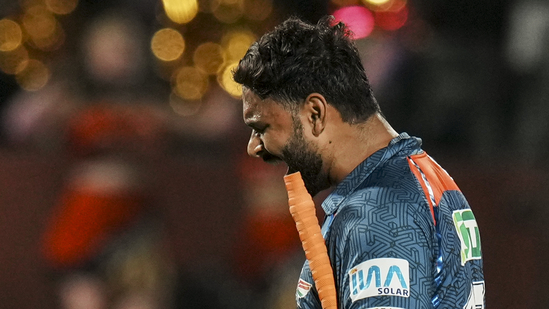 Lucknow Super Giants captain Rishabh Pant is having a horrid time in IPL 2025. (PTI)