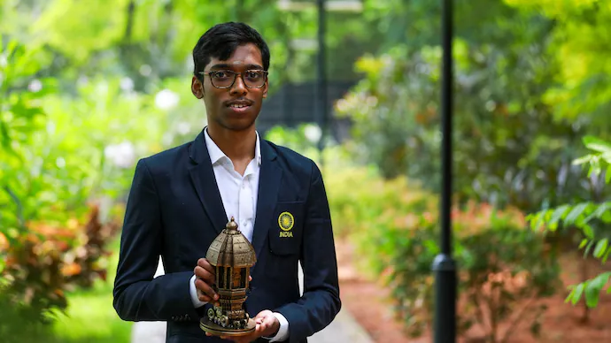 Praggnanandhaa Becomes India's Top Chess Player, Thanks Mentor Anand