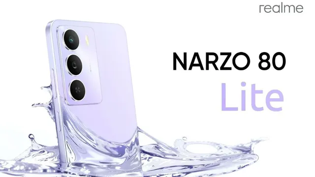 Realme Narzo 80 Lite Launched in India with 6000mAh Battery, Dimensity 6300, and 120Hz Display