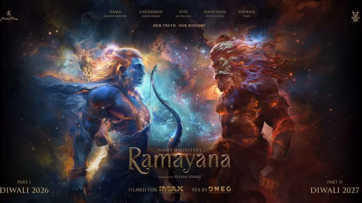 Ramayana First Glimpse: Ranbir Kapoor as Rama, Yash as Ravana Shine in Mythical Epic Stunning Teaser