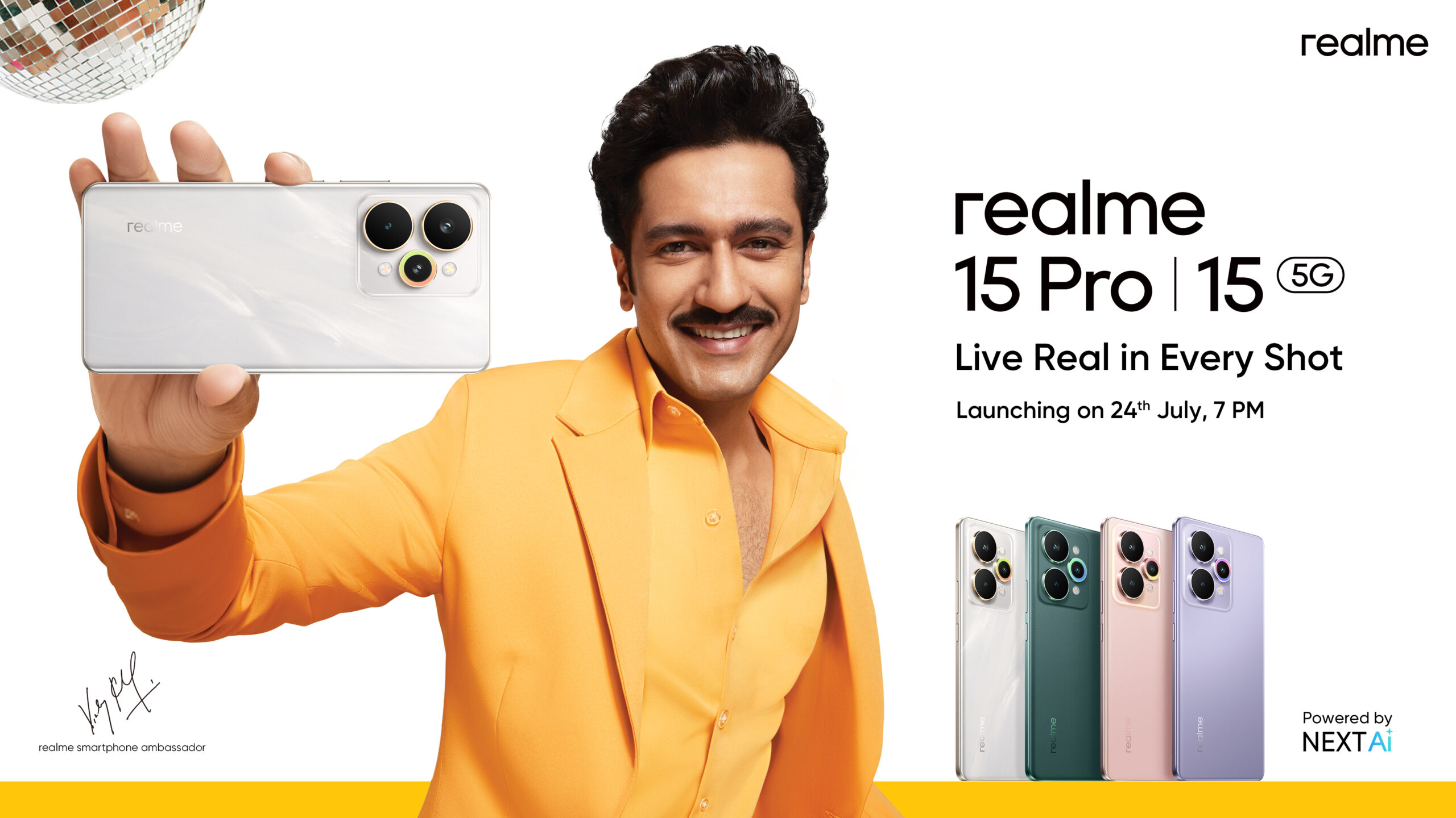 Realme Appoints Vicky Kaushal as Brand Ambassador Ahead of realme 15 Series Launch