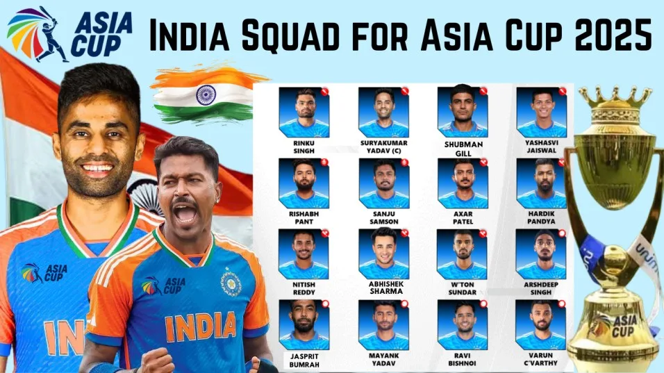 India Asia Cup 2025 squad