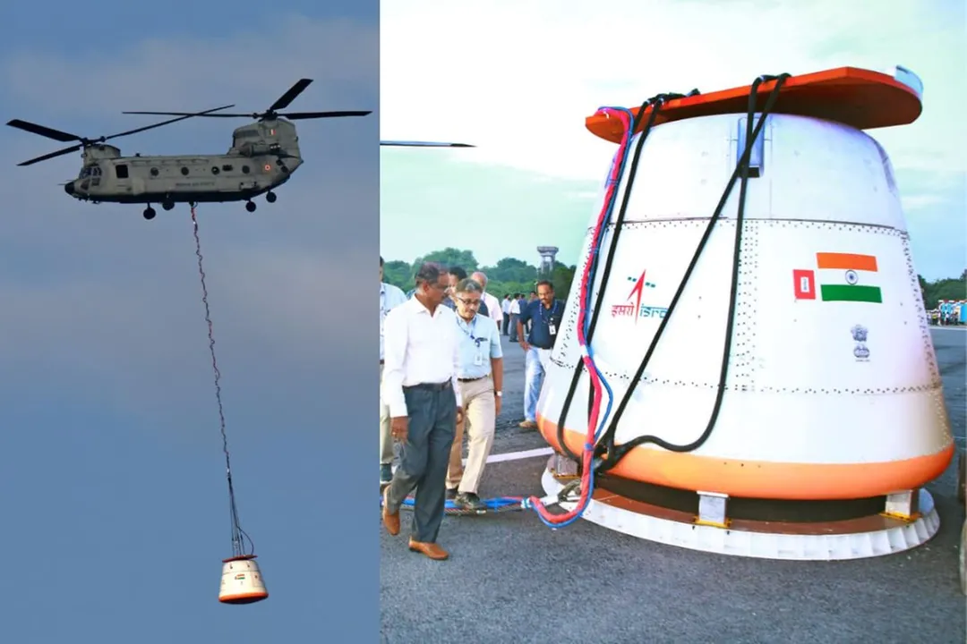 ISRO Successfully Completes Key Air Drop Test for Gaganyaan Mission