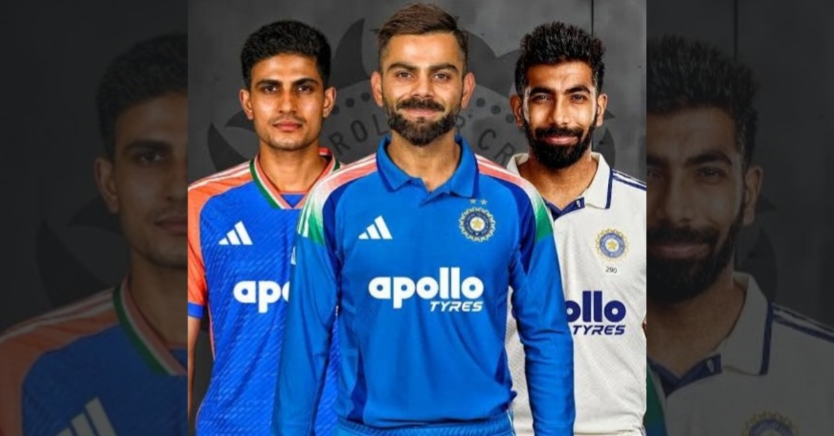 Apollo Tyres Named New Jersey Sponsor for Indian Cricket Team in Record-Breaking Deal