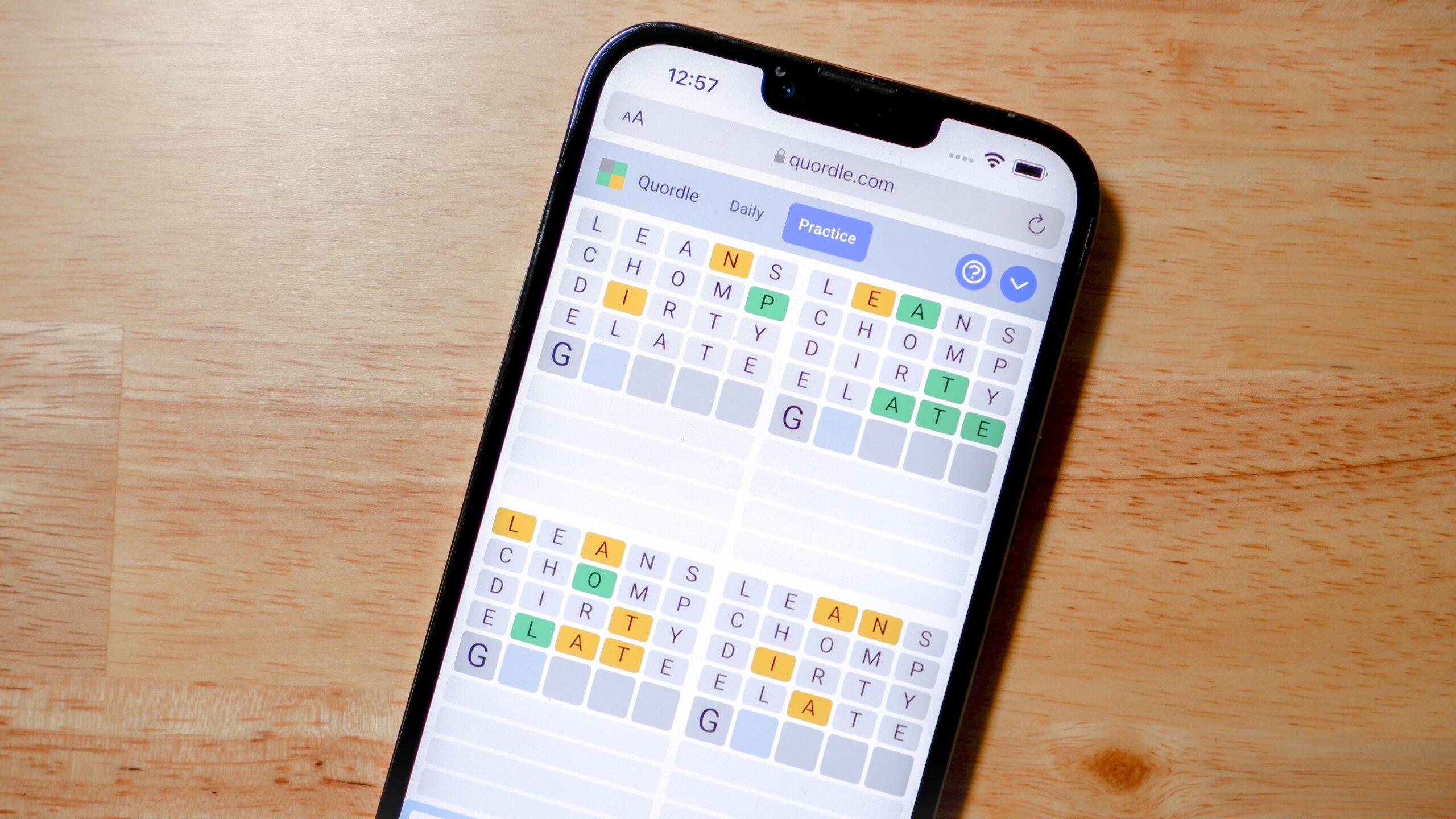 Quordle Answers Today