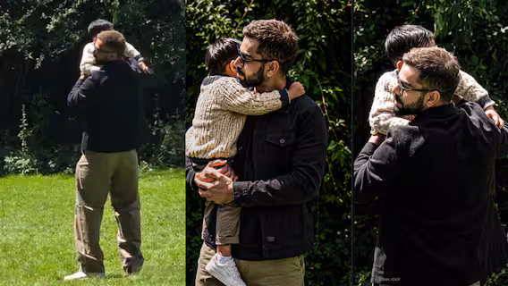Virat Kohli and Anushka Sharma Spotted Enjoying Family Time in London