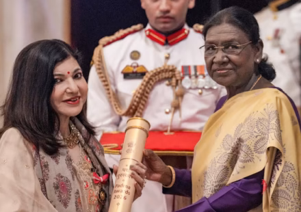 Alka Yagnik Receives Padma Bhushan, Shares Emotional Message About Her Health Journey