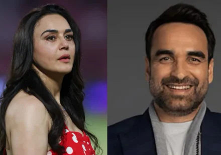Preity Zinta and Pankaj Tripathi