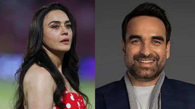 Preity Zinta and Pankaj Tripathi
